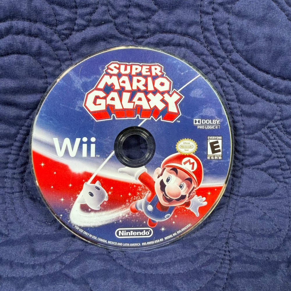 Super Mario Galaxy Nintendo Wii Game Disc Only Testes Works.